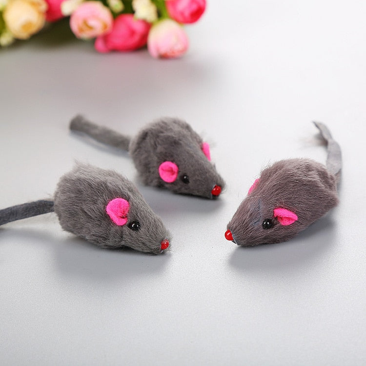 Creative Cat Toy Clockwork Spring Power Plush Mouse Toy