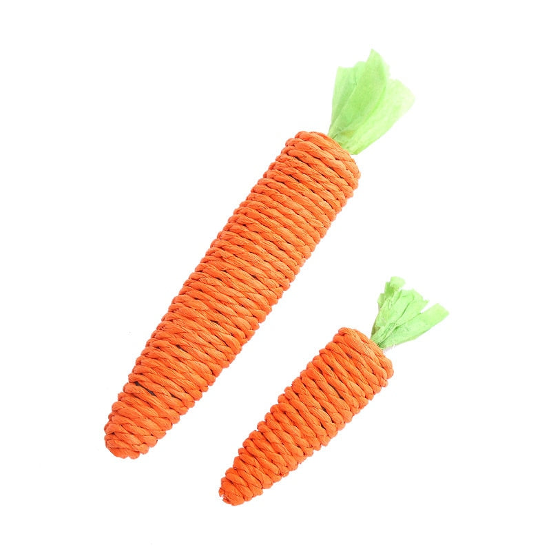 Carrot Cat Toy Built-in Bell