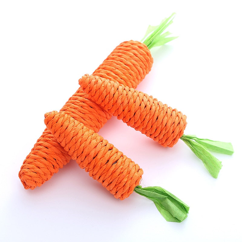 Carrot Cat Toy Built-in Bell