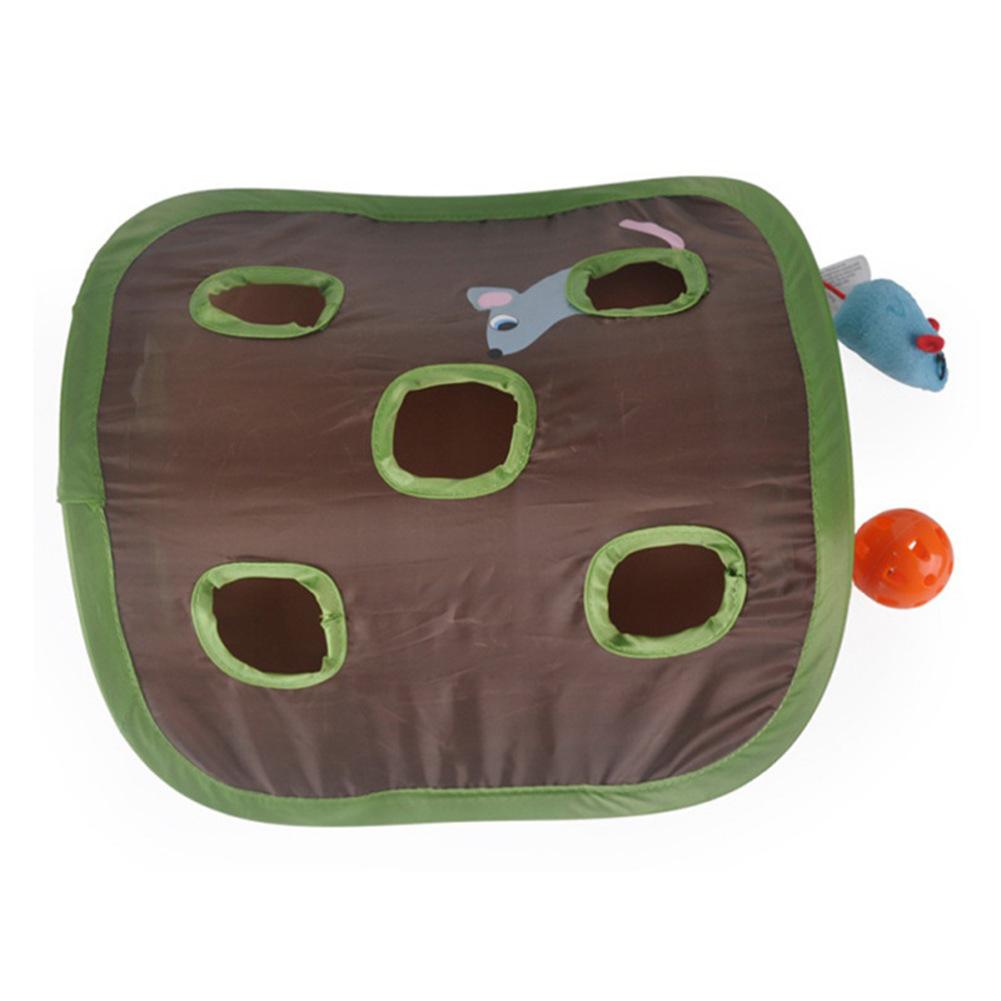 Cute Pet Cat Interactive Mouse Hunt Tunnel